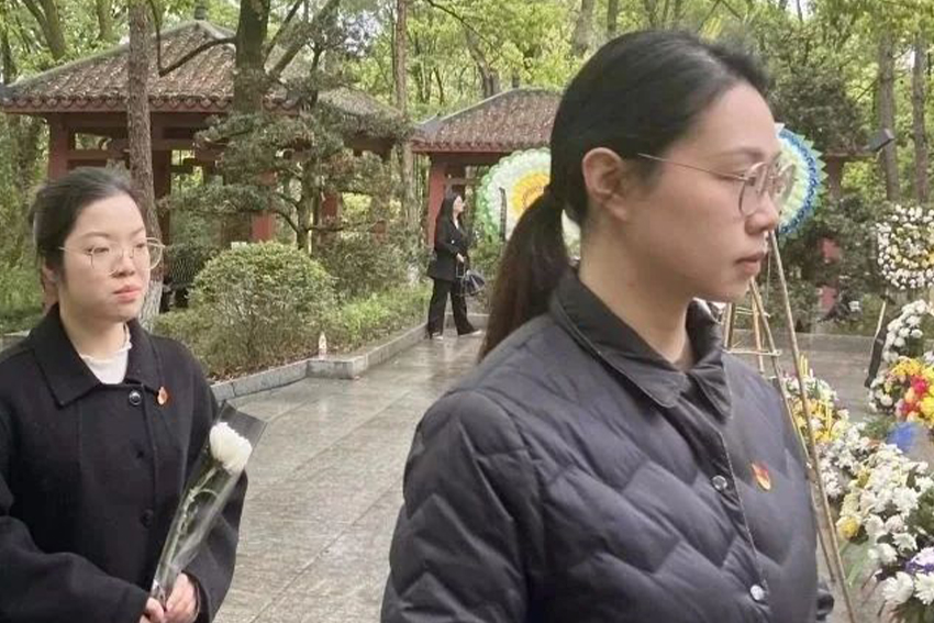 万申佳党建|浙江万申佳律师事务所党支部“缅怀革命先烈 庚续红色精神”清明扫墓活动