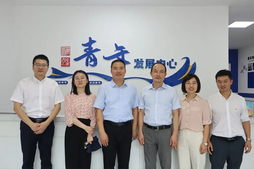 万申佳动态｜团省委机关党委副书记宣伟健一行莅临我所指导工作