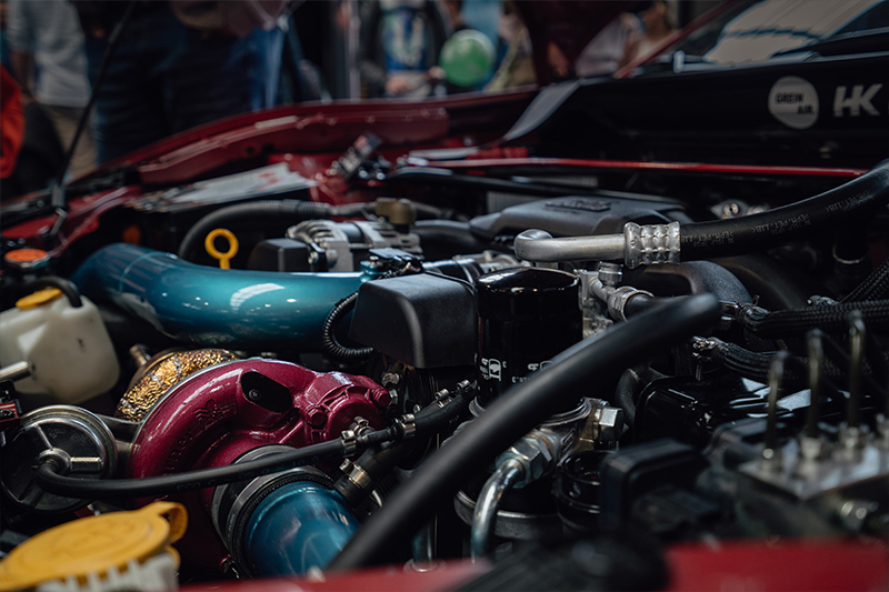 Automotive air conditioning pipelines