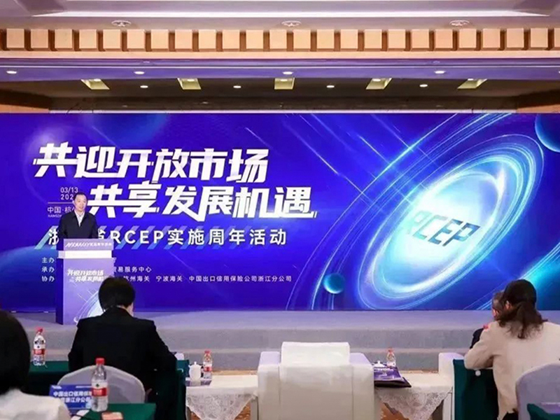 《丽水汽配企业利用RCEP原产地累积规则享惠案例》获浙江省RCEP原产地优秀案例奖