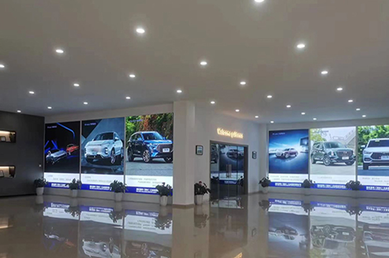 汽車展廳軟膜燈箱