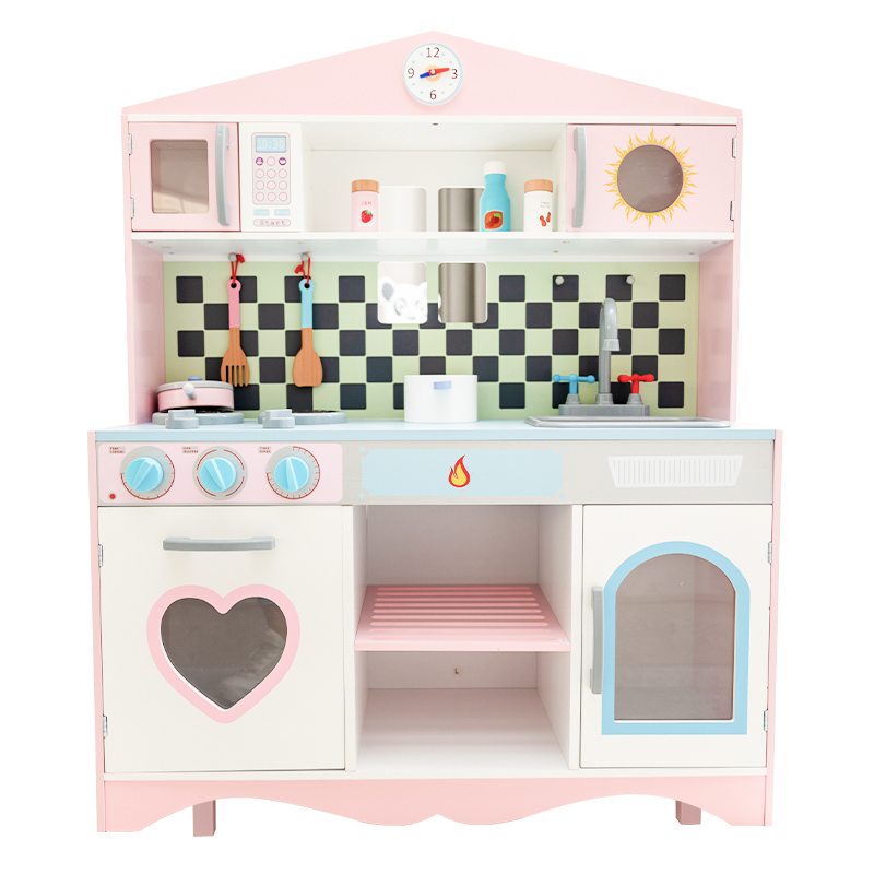 粉色尖顶大厨房