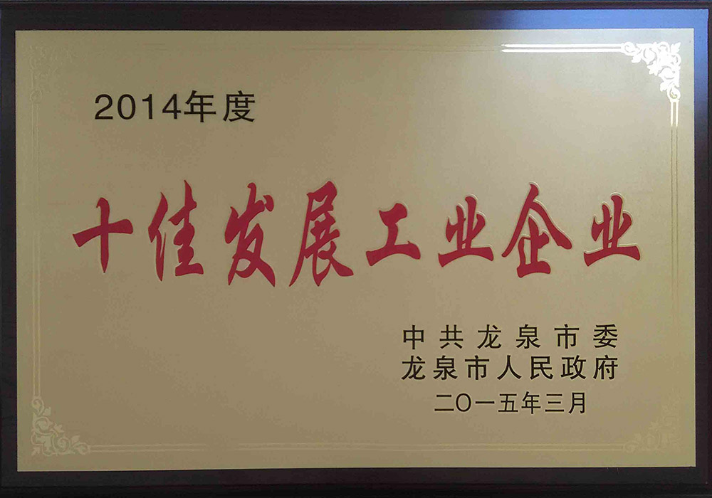 2014年度十佳发展工业企业